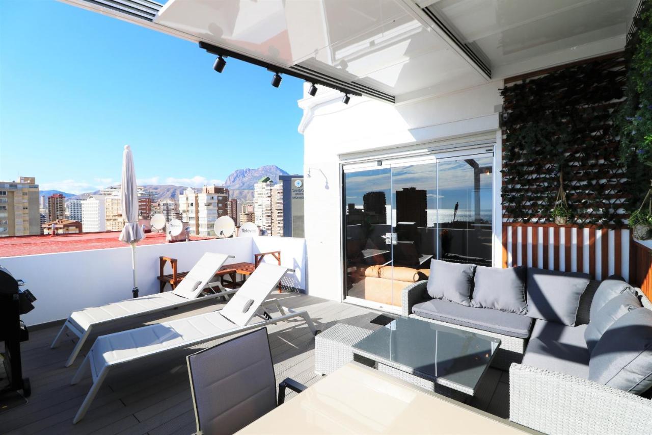 Penthouse Cervantes Sea View Benidorm Exteriér fotografie