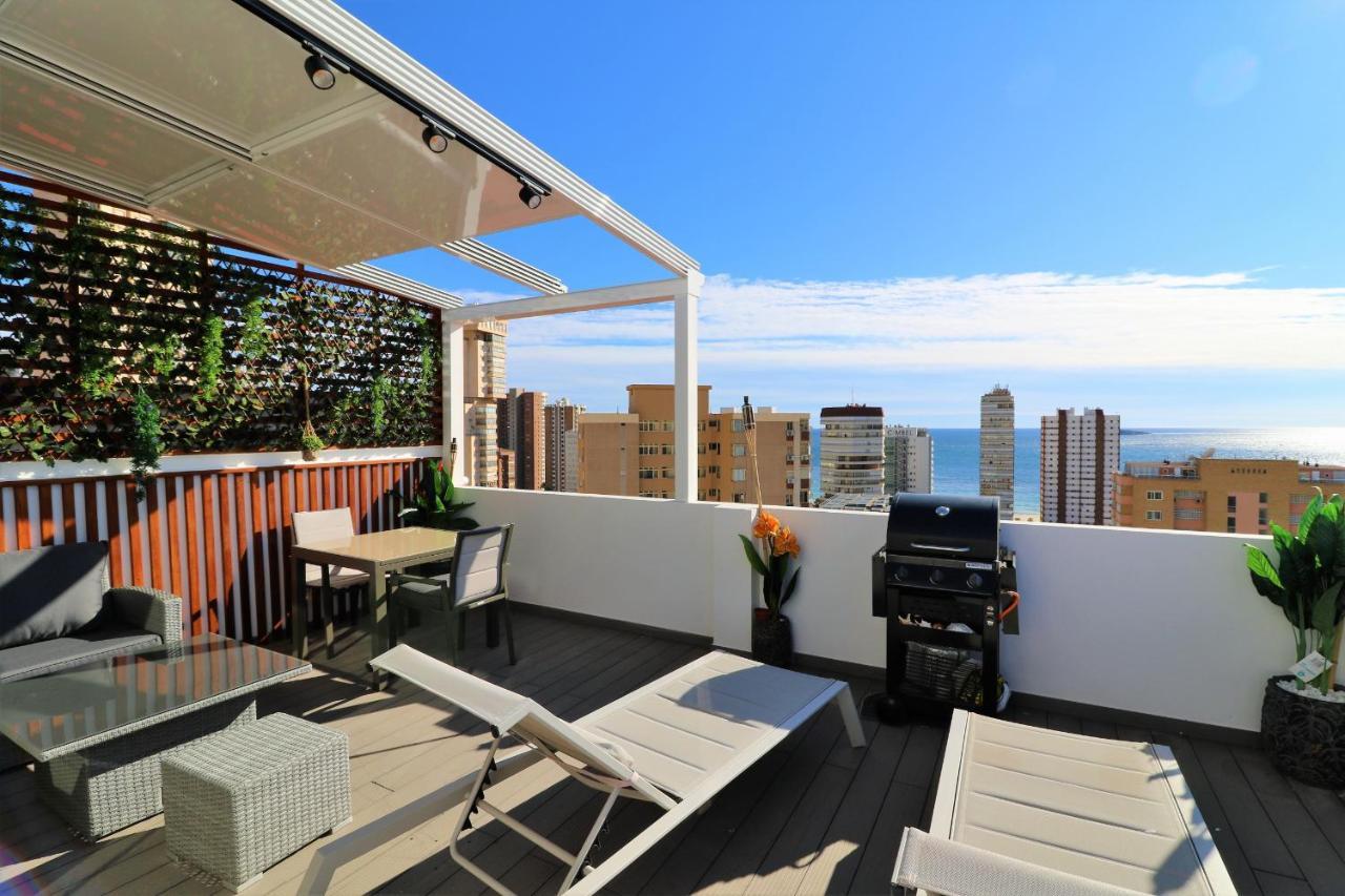 Penthouse Cervantes Sea View Benidorm Exteriér fotografie