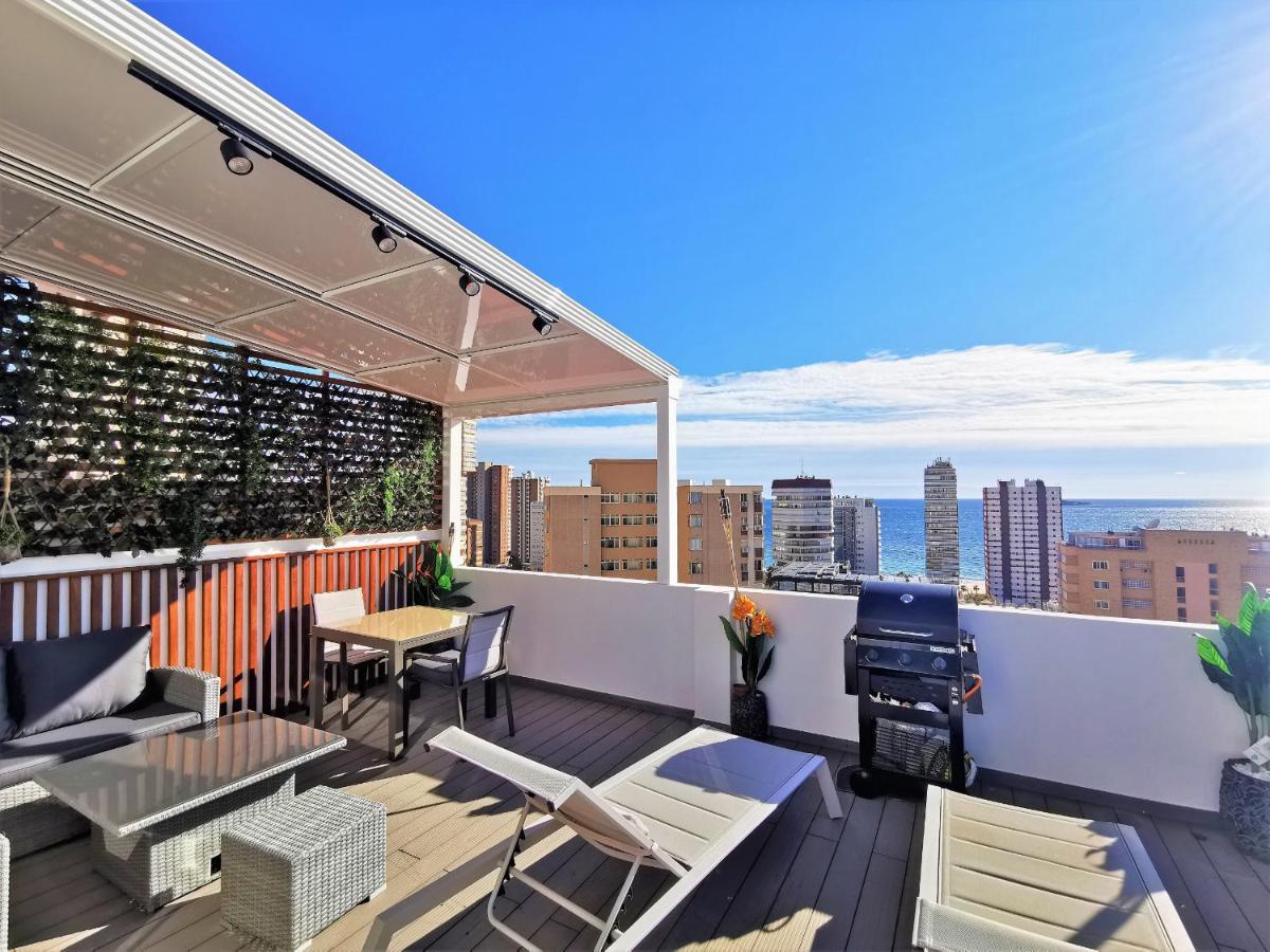 Penthouse Cervantes Sea View Benidorm Exteriér fotografie